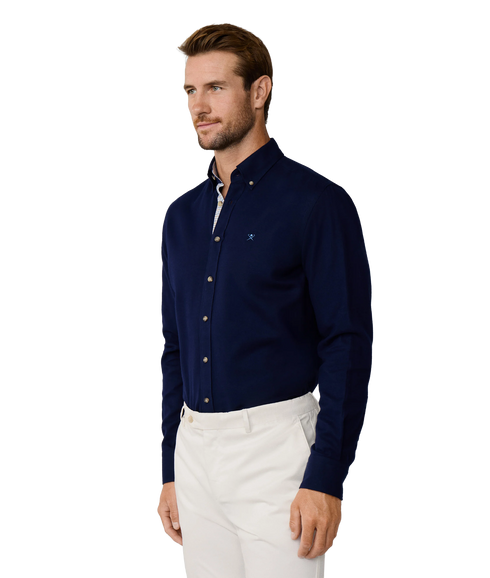 Flannel Multi Trim - Navy