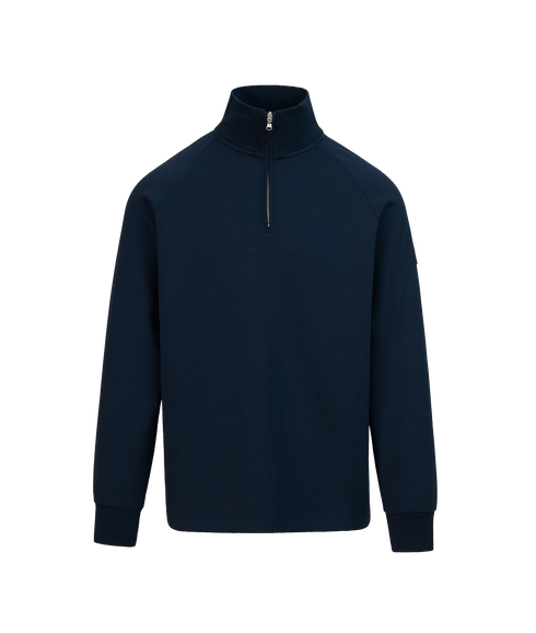 Interlock Quarter Zip - Navy