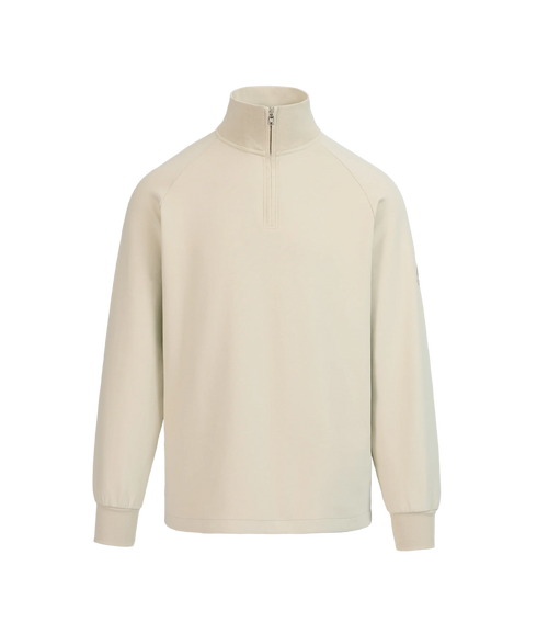 Interlock Quarter Zip - Stone