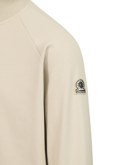 Interlock Quarter Zip - Stone