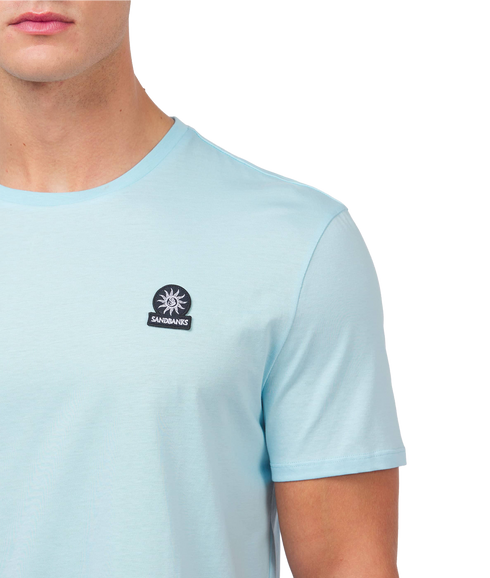 Badge Logo T-Shirt - Crystal Blue