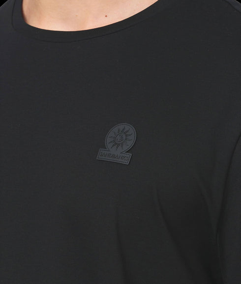 Rubber Badge T-Shirt - Black