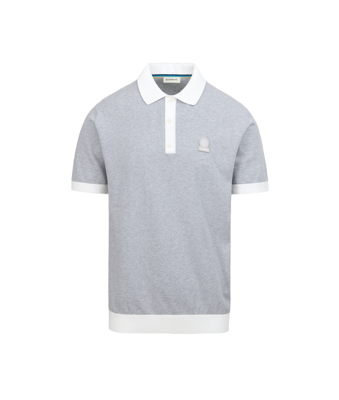 3-Button Polo - Grey Marl