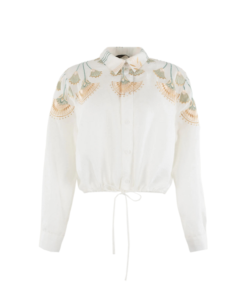 Shirt Papyrus Gatherings L/S - White/Multi