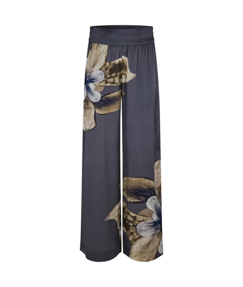 Margo Pants With Elastic - Belladonna Steel
