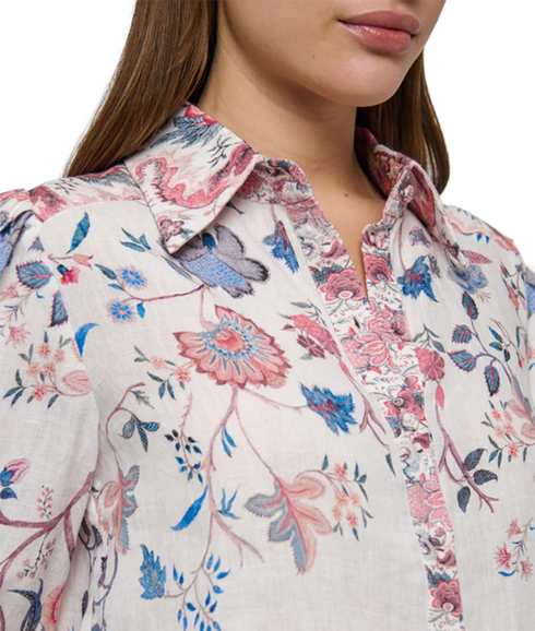 Sioma NS-Shirt With Balloon Sleeves - Grand Chitz Cream