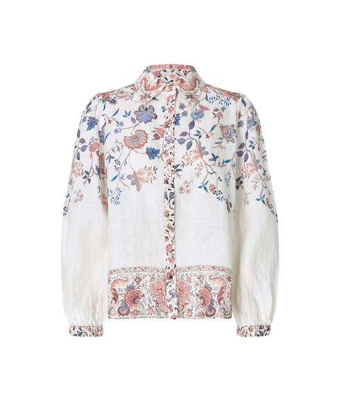 Sioma NS-Shirt With Balloon Sleeves - Grand Chitz Cream