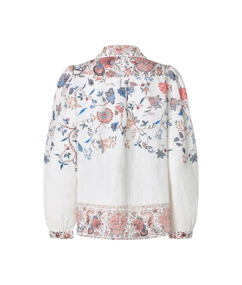 Sioma NS-Shirt With Balloon Sleeves - Grand Chitz Cream