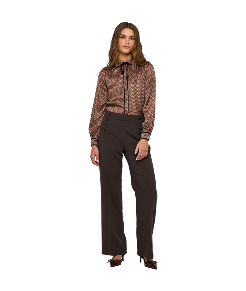 Margit Blouse With Special Trim - Meadow Caramel