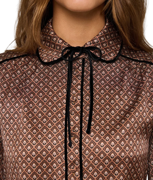 Margit Blouse With Special Trim - Meadow Caramel