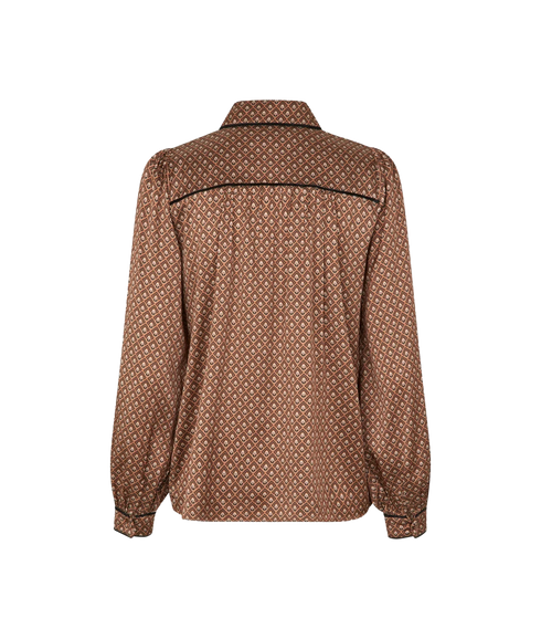 Margit Blouse With Special Trim - Meadow Caramel