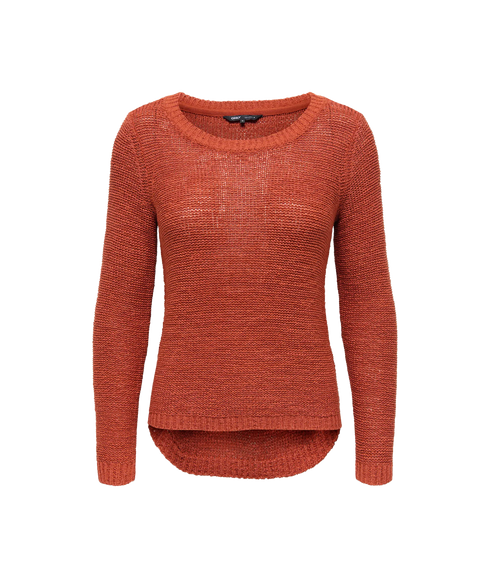 Geena LS Pullover Knit - Red