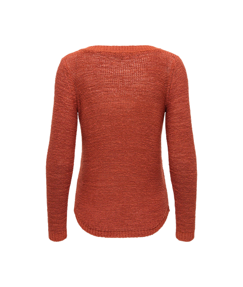 Geena LS Pullover Knit - Red