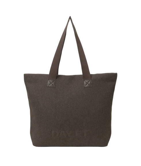 Day Woolen Bag - Chocolate Melange