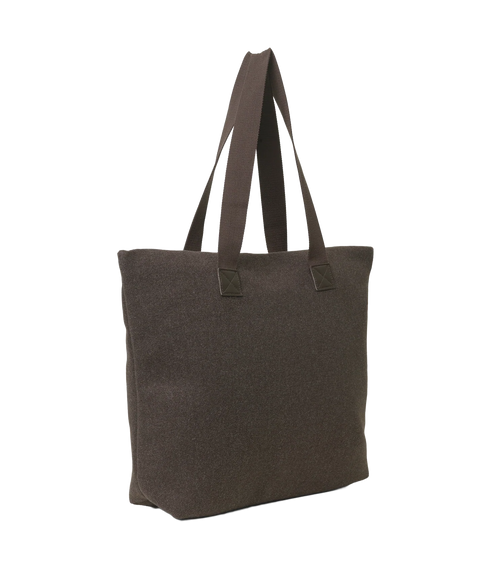 Day Woolen Bag - Chocolate Melange