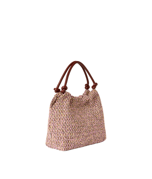 Color Pop Scrunch Bag S - Cognac