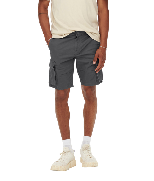 Cam Regular Fit Shorts - Grey