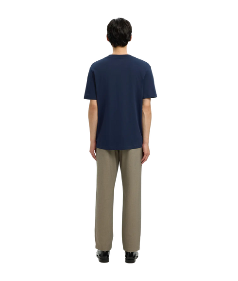 Colman Ss O-Neck Tee - Navy Blazer