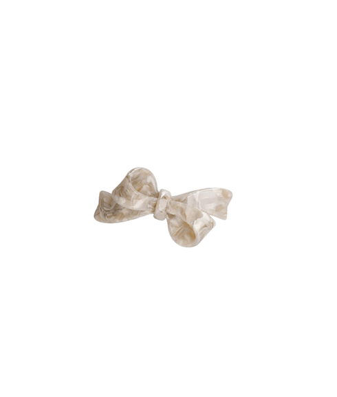 Silja Small Bow Beret - Cream