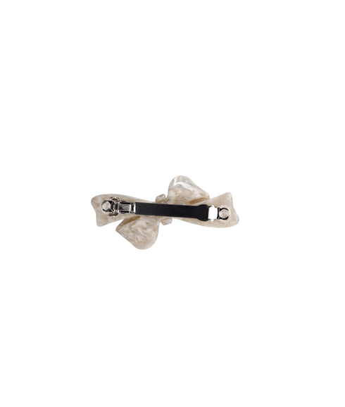 Silja Small Bow Beret - Cream