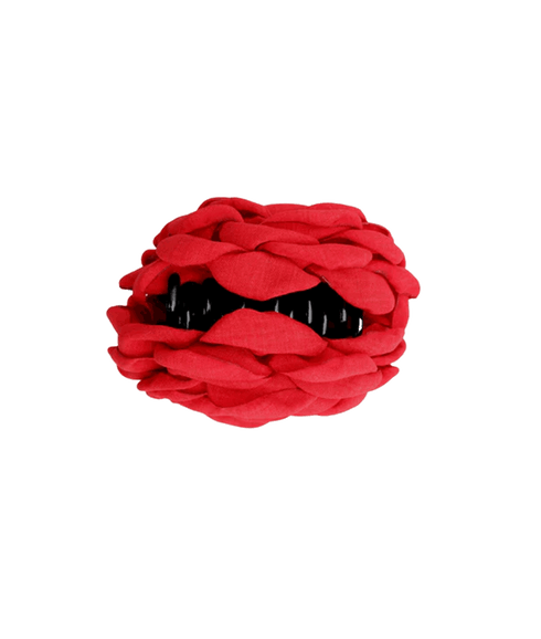 Villa Mega Flower Hair Claw - Red