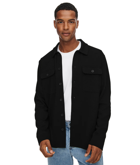 Newkodyl Overshirt Sweat - Black