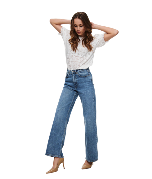 Juicy Hw Wide Leg Dnm Rea365 - Blue