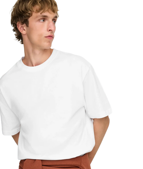 Fred Rlx Tee - Bright White