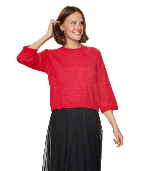 Nuriette Selma Pullover - Red