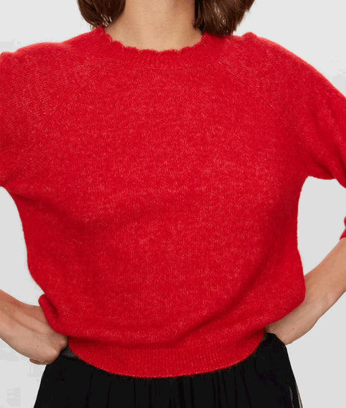 Nuriette Selma Pullover - Red