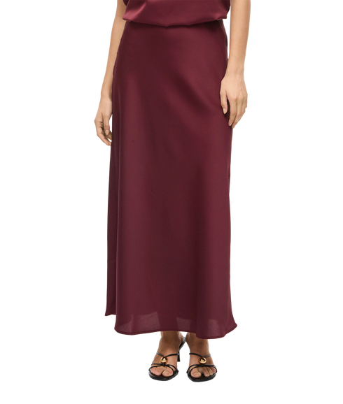 Ellette Midi Skirt - Red