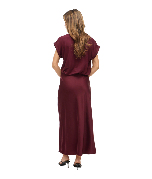 Ellette Midi Skirt - Red