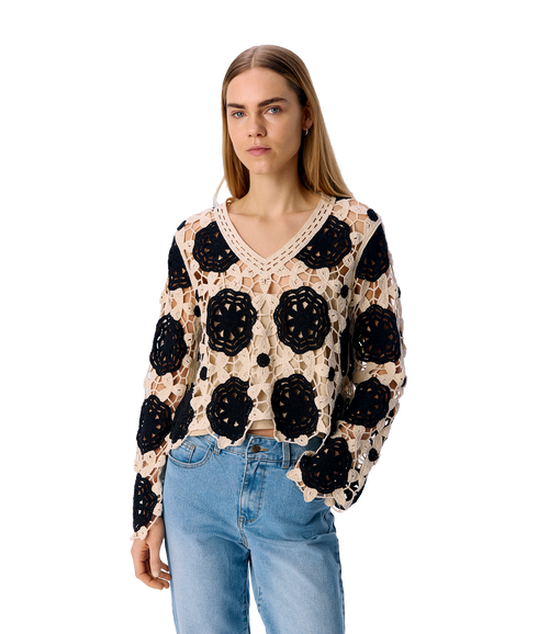 Elena L/S Knit Pullover - Multi