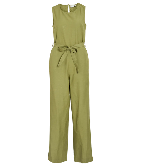 Prisilla O-Neck S/L Jumpsuit - Sage