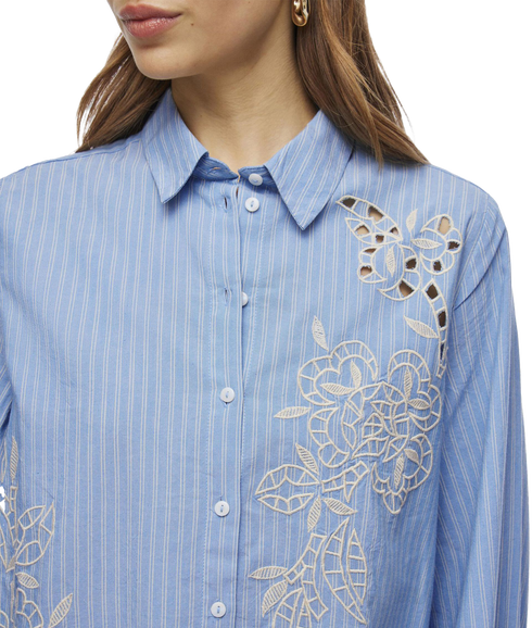 Caspiana L/S Shirt - Blissful Blue