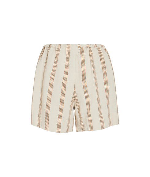 Prisilla Print R/W Shorts - Natural/Melan Wood