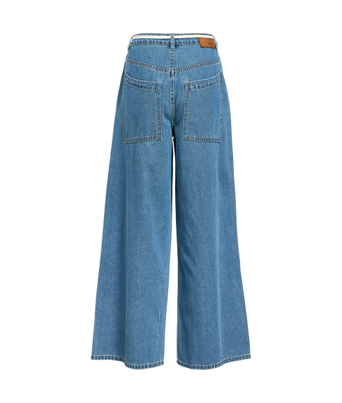 Moji Neel Extra Wide Jeans- Blue