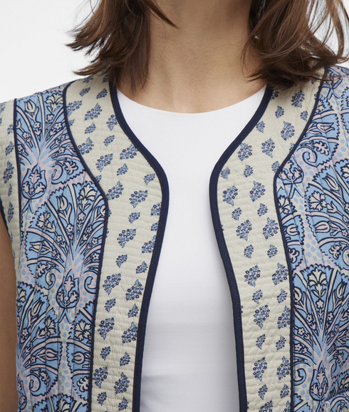 Delphine S/L Vest - Birch
