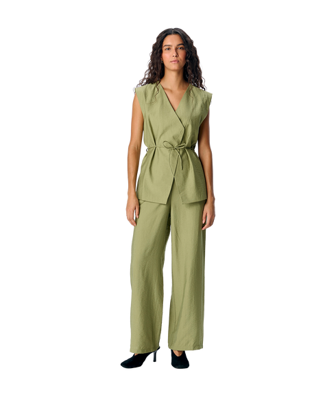 Yui Hw Wide Pants - Green