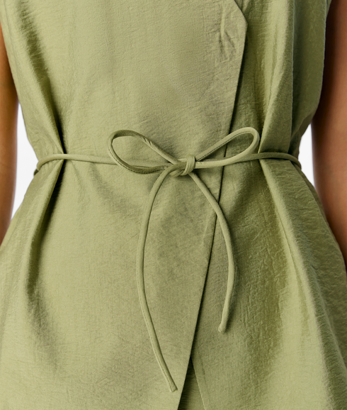 Yui Lo Waistcoat - Green