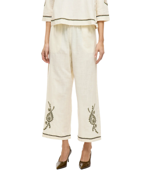 Josla 7/8 Wide Pants - Birch