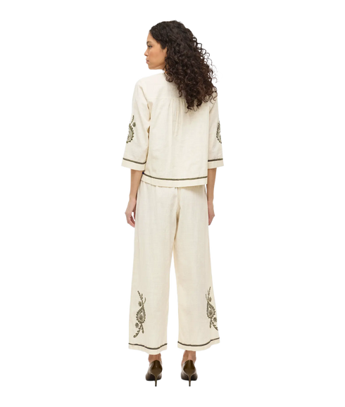 Josla 7/8 Wide Pants - Birch