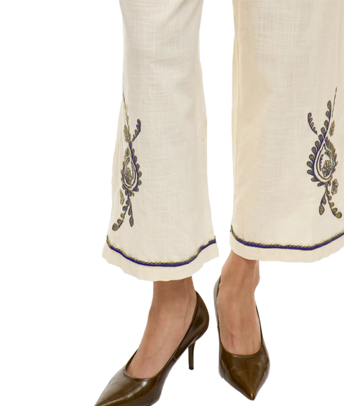 Josla 7/8 Wide Pants - Birch