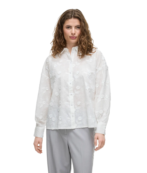 Simone L/S Shirt - Snow White