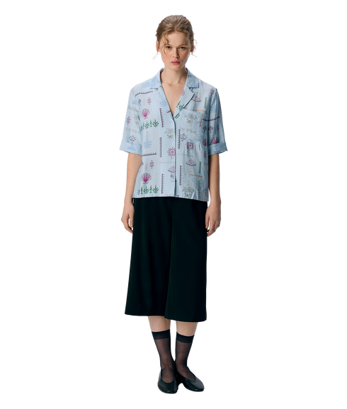 Hailey Re 2/4 Shirt - Blue