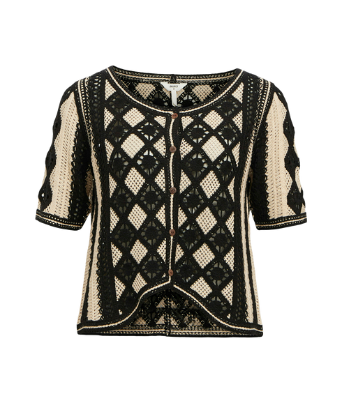 Wasila Knit Re S/S Cardigan - Multi