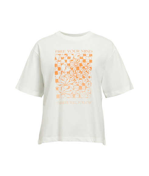 Lulu 2/4 Printed T-Shirt - White