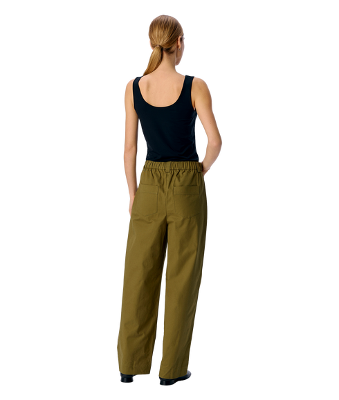 Meilin Hw Barrel Pants - Green