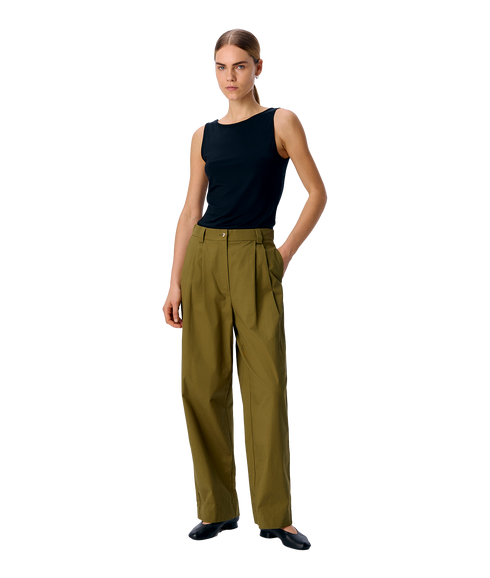 Meilin Hw Barrel Pants - Green
