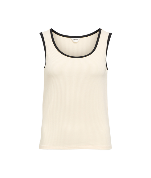 Jamie S/L Tank Top Noos - Cream